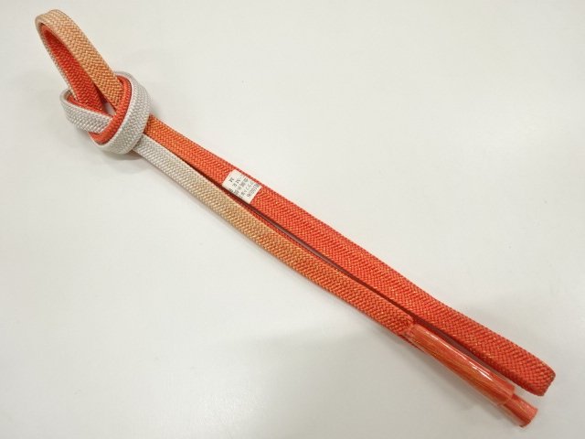 未使用品　正絹　手組帯締め